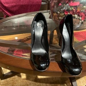 Vintage Tory Burch Patent Leather Sequin Heels